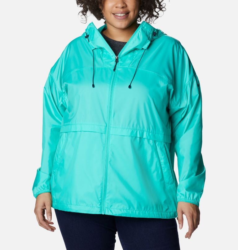 Jacheta Columbia Alpine Chill Windbreaker Dama Turcoaz | Plus Size ST09ZS8Q7